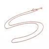925 Sterling Silver Wheat Chains Necklace for Women STER-I021-02A-RG-1