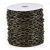 Unwelded Iron Paperclip Chains CH-S125-02E-AB-3