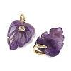 Natural Amethyst Pendants GG-CBA105B-01J-G-2