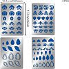 4Pcs 4 Style Mandela Element 304 Stainless Steel Cutting Dies Stencils DIY-FG0002-11-2