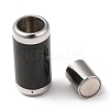 304 Stainless Steel Magnetic Clasps with Glue-in Ends STAS-P255-01P-2