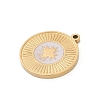 304 Stainless Steel Enamel Pendants STAS-I325-055G-01-2