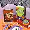 24Pcs 6 Styles Halloween Theme Kraft Paper Gift Bags with Handles CARB-FS0001-09-8
