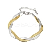 201 Stainless Steel Multi-strand Bracelets for Women LS-BJEW-H633-03GP-1
