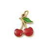 304 Stainless Steel Enamel Pendants Ion Plating(IP) LS-STAS-I349-01G-03-1