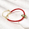 Christmas Nylon Cord Bracelets BJEW-L715-02G-02-3