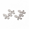 Non-Tarnish 201 Stainless Steel Connector Charms STAS-K251-095P-2