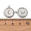 304 Stainless Steel Enamel Pendants STAS-P406-20P-3