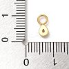 Ion Plating(IP) 304 Stainless Steel with Rhinestone Charms STAS-G351-18G-02-3