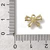 Rack Plating Brass Micro Pave Cubic Zirconia Charms KK-M014-02D-G-3