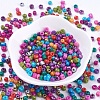 6/0 Baking Paint Glass Seed Beads X-SEED-S003-KM-3