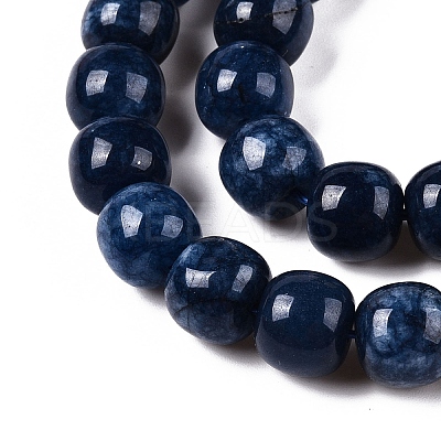 Dyed Natural White Jade Beads Strands G-T138-S03-1