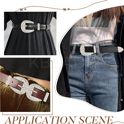 Belt Zinc Alloy Buckle Sets FIND-WR0011-02P-1