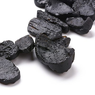 Natural Tektite Beads Strands G-K419-02A-1