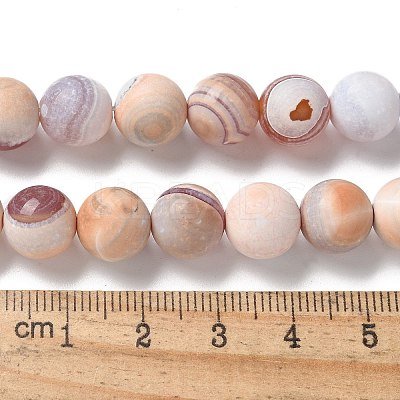 Natural Fire Crackle Agate Beads Strands G-G190-A01-01-1