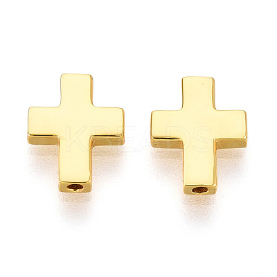 925 Sterling Silver Religion Cross Beads STER-N016-122G-1