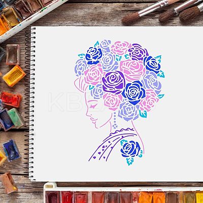 Large Plastic Reusable Drawing Painting Stencils Templates DIY-WH0202-101-1