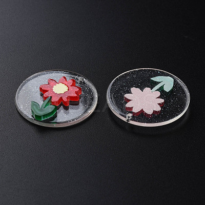 Cellulose Acetate(Resin) Pendants KY-N015-75-1