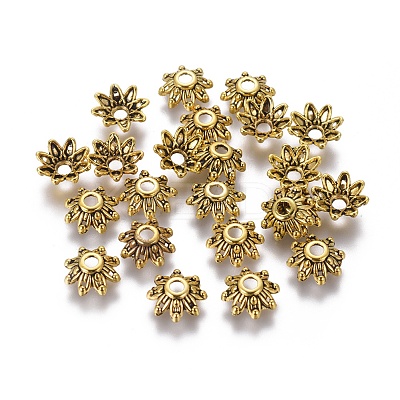 Tibetan Style Bead Caps GA475-1