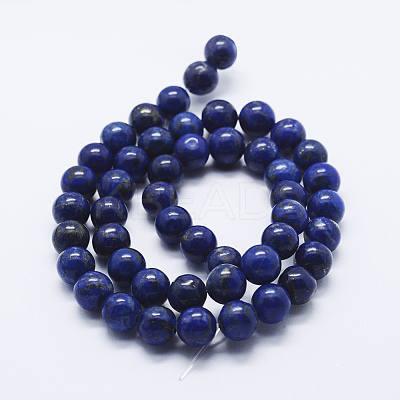 Natural Lapis Lazuli Beads Strands G-P348-01-3mm-1