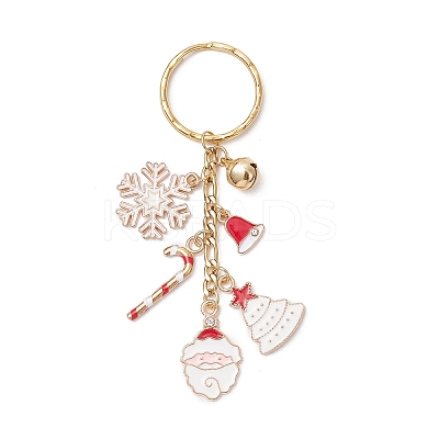 Alloy Enamel Brass Bell Keychains X1-KEYC-TA00038-1