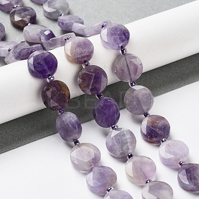 Natural Amethyst Beads Strands G-NH0004-022-1