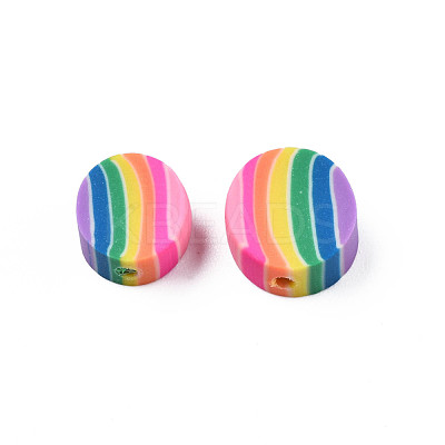 Handmade Polymer Clay Beads CLAY-Q252-02-1