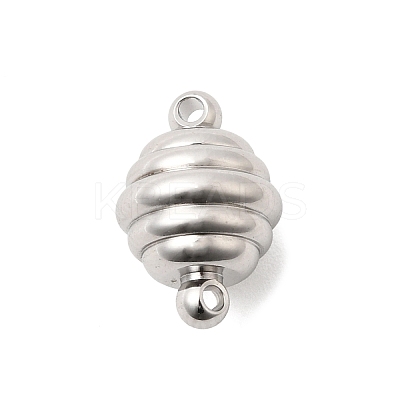 304 Stainless Steel Magnetic Clasps STAS-F350-04A-P-1