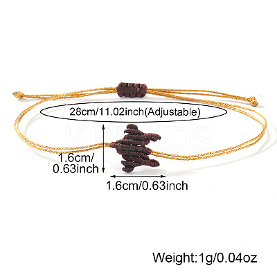 Braided Wax Cord Bracelets for Women ET6081-4-1