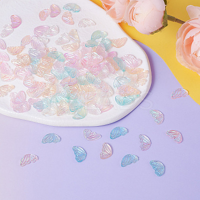 125Pcs 5 Colors Resin Cabochons MRMJ-TA0001-34-1