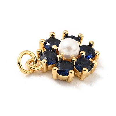 Rack Plating Brass Pendants KK-M227-13G-1