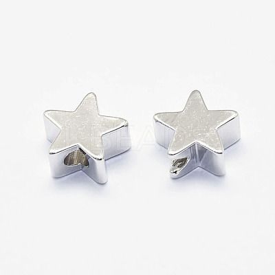 Long-Lasting Plated Brass Beads KK-K193-B-056P-NF-1