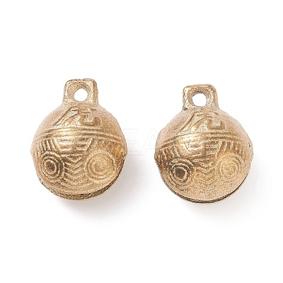 Brass Bell Pendants KKB-A003-22mm-1
