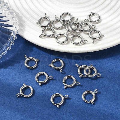SHEGRACE Brass Spring Ring Clasps XGRPCN932-223P-1