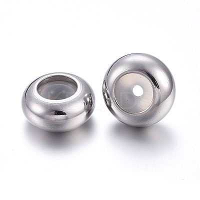 201 Stainless Steel Beads STAS-O110-12P-D-1