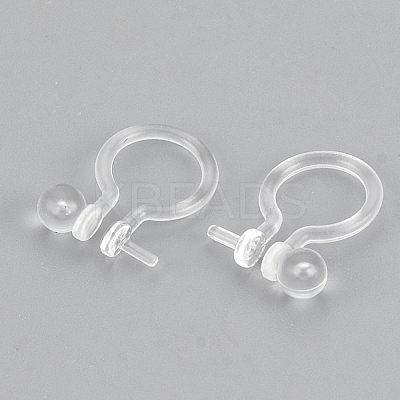 Plastic Clip-on Earring Findings KY-S155-09-1