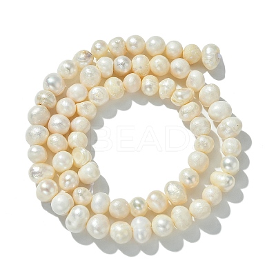 Natural Cultured Freshwater Pearl Beads Strands PEAR-N013-05H-1
