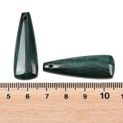 Natural Malachite Pendants G-B187-01A-03-1