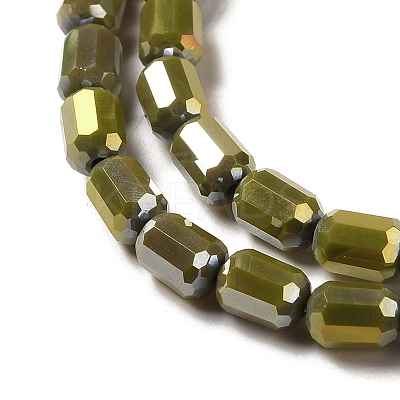 Electroplate Glass Beads Strands EGLA-D031-01G-1