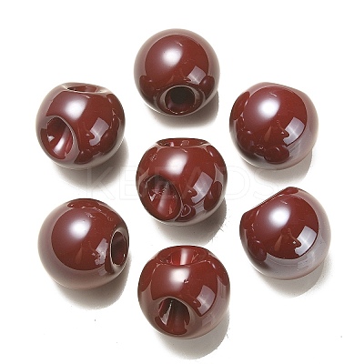 Opaque Acrylic Beads OACR-G012-01F-1