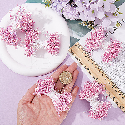 Cotton with Gypsum Artificial Flower Core for Hairpin Accessories DIY-WH20001-21C-1