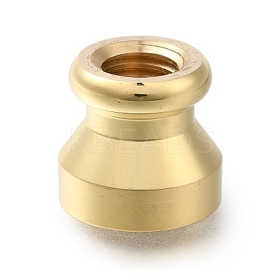 Christmas Golden Tone Wax Seal Brass Stamp Heads AJEW-A058-01E-1