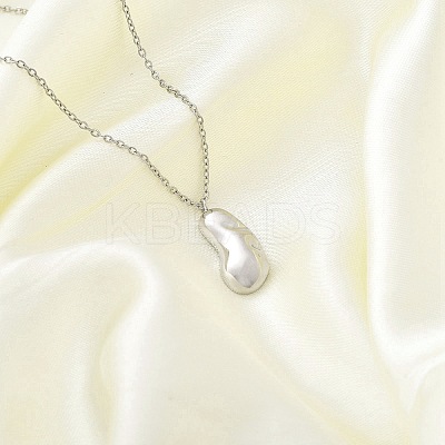304 Stainless Steel Pendant Necklace LS-NJEW-K255-23P-1