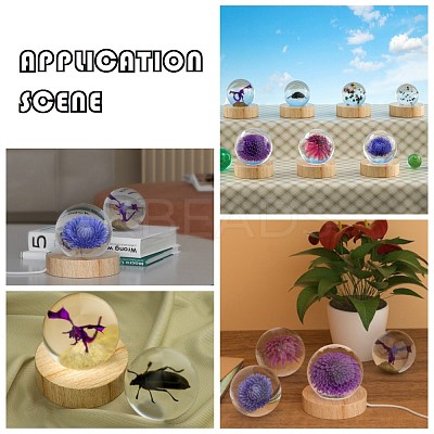 DIY Round Crystal Ball Display Decoration Silicone Molds DIY-F107-01D-1