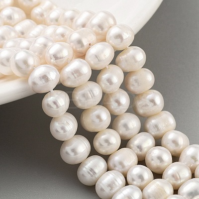 Natural Cultured Freshwater Pearl Beads Strands PEAR-C003-09G-X-1
