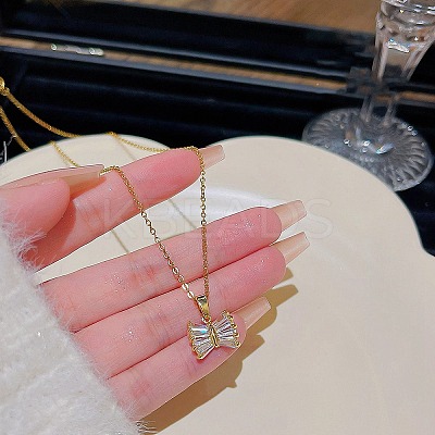 Stainless Steel Cable Chain Necklaces FS-WG30730-54-1
