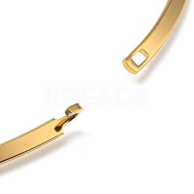 PVD Vacuum Plating 202 Stainless Steel Choker Necklaces NJEW-H011-04G-1