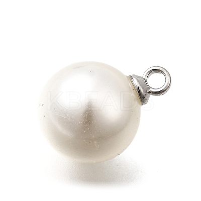 ABS Plastic Imitation Pearl Pendants FIND-H052-01F-01P-1