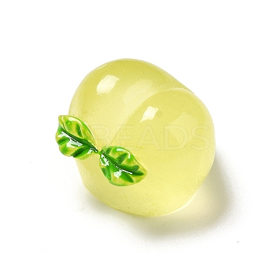 Luminous Translucent Resin Cabochons RESI-B015-19D-1