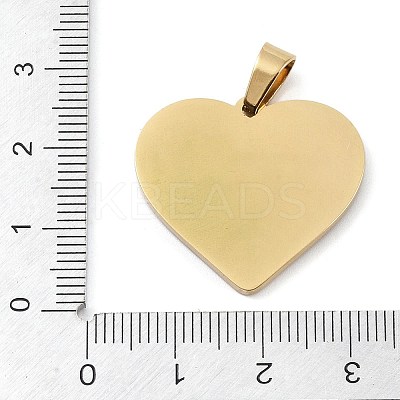 Ion Plating(IP) 304 Stainless Steel Enamel Rhinestone Pendants STAS-Q325-02E-G-1